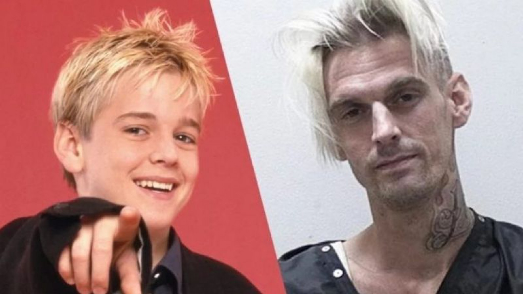 Aaron Carter se tatúa la cara, en medio del escándalo familiar
