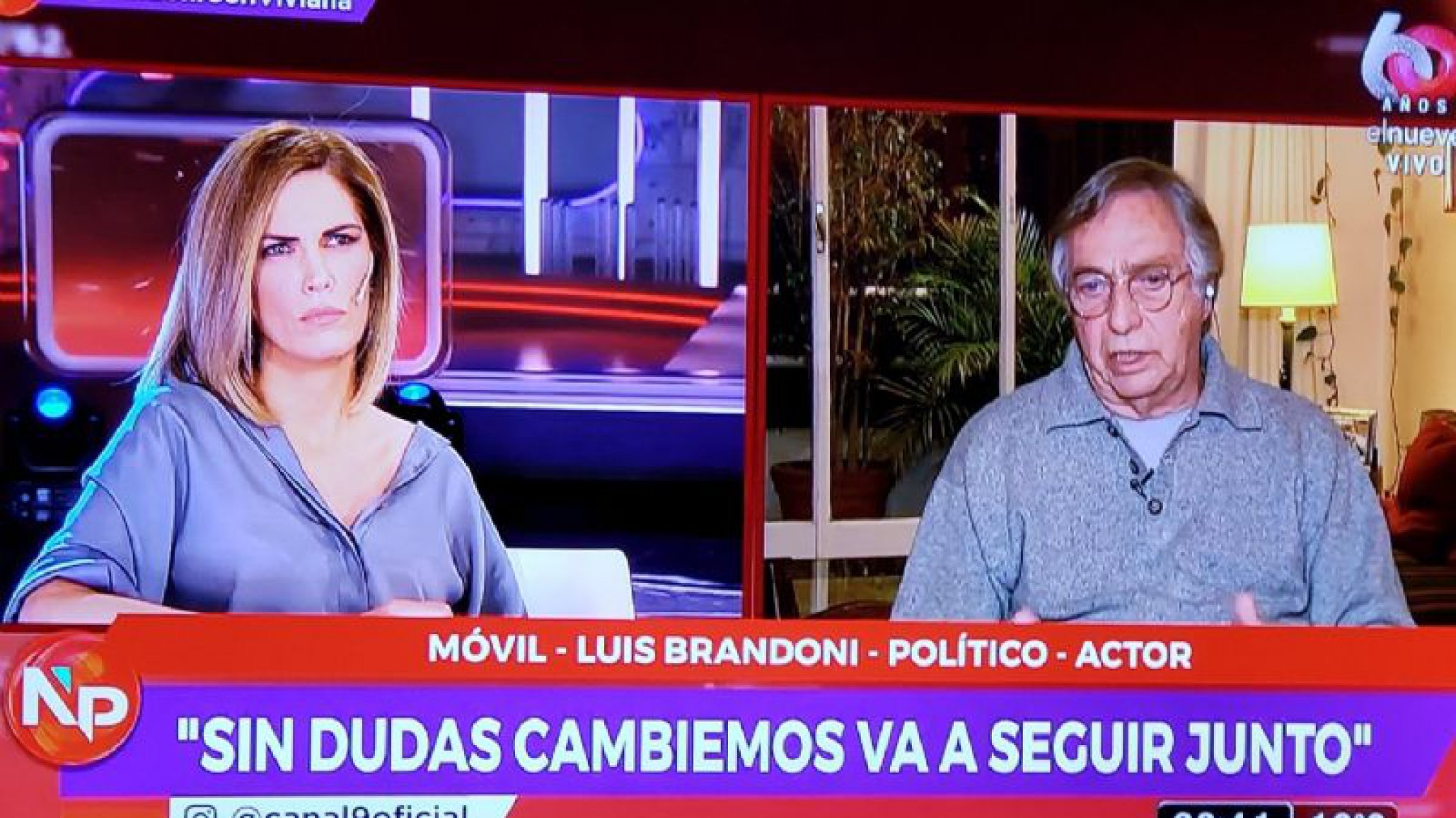 Luis Brandoni preocupado “como nos volveremos a arreglar los argentinos después de esto”