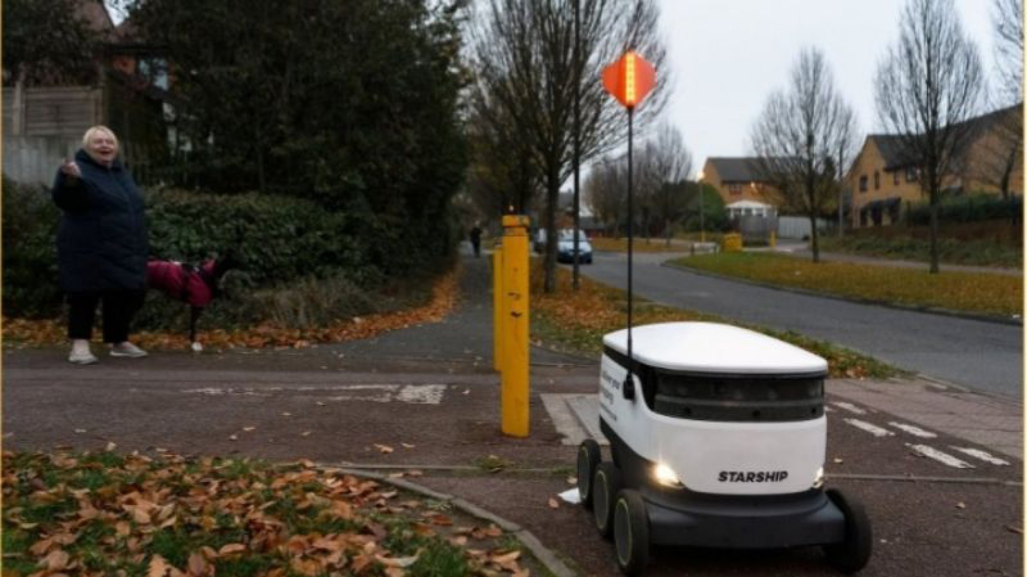 Inglaterra: Robots ”deliverys” trabajan más que nunca