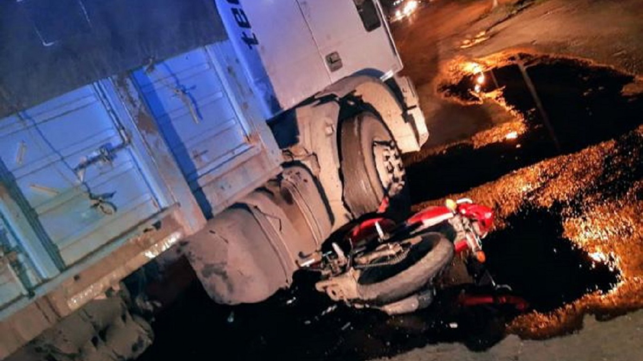 Accidente: Perdió la vida tras ser impactado por un camión