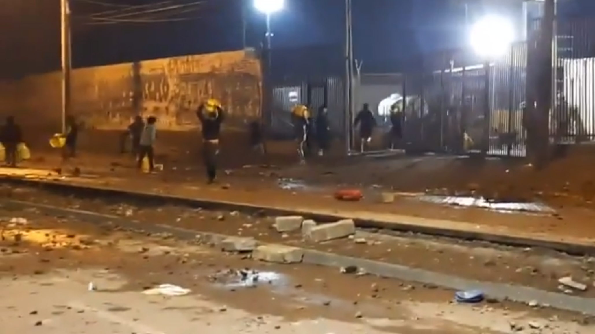 Protestas en medio de la cuarentena en Chile
