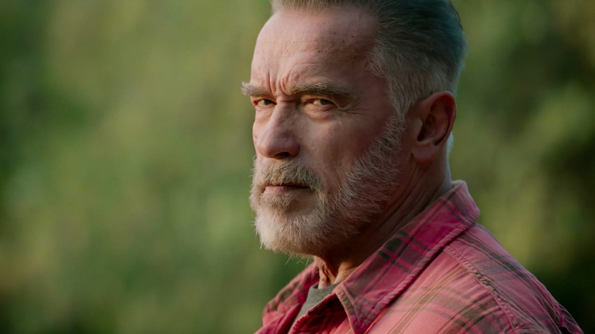 Arnold Schwarzenegger paseó en bicicleta y fue a homenajear a Shad Gaspard