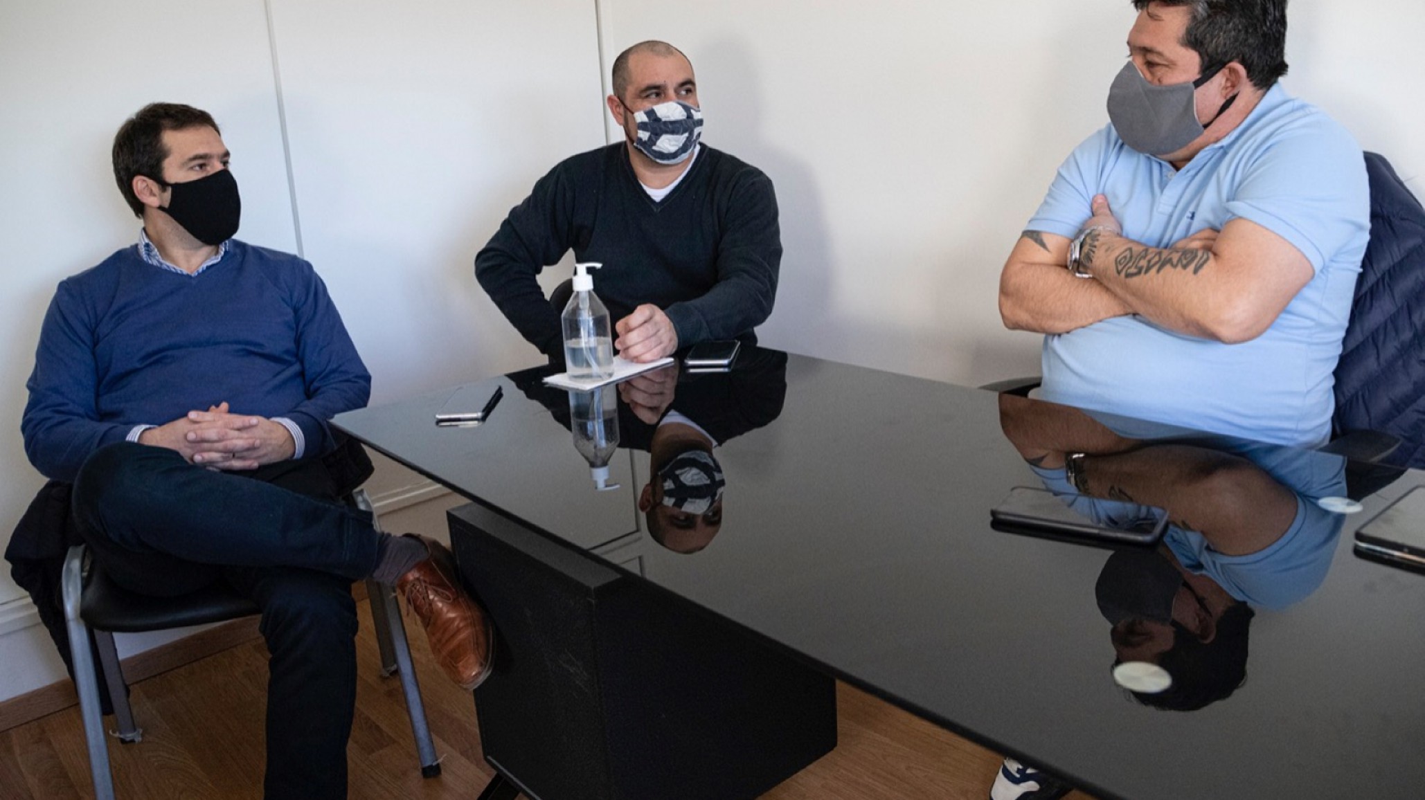 Juan Pablo Luque reunido con referente de UOCRA por temas que preocupan al sector de la construcción