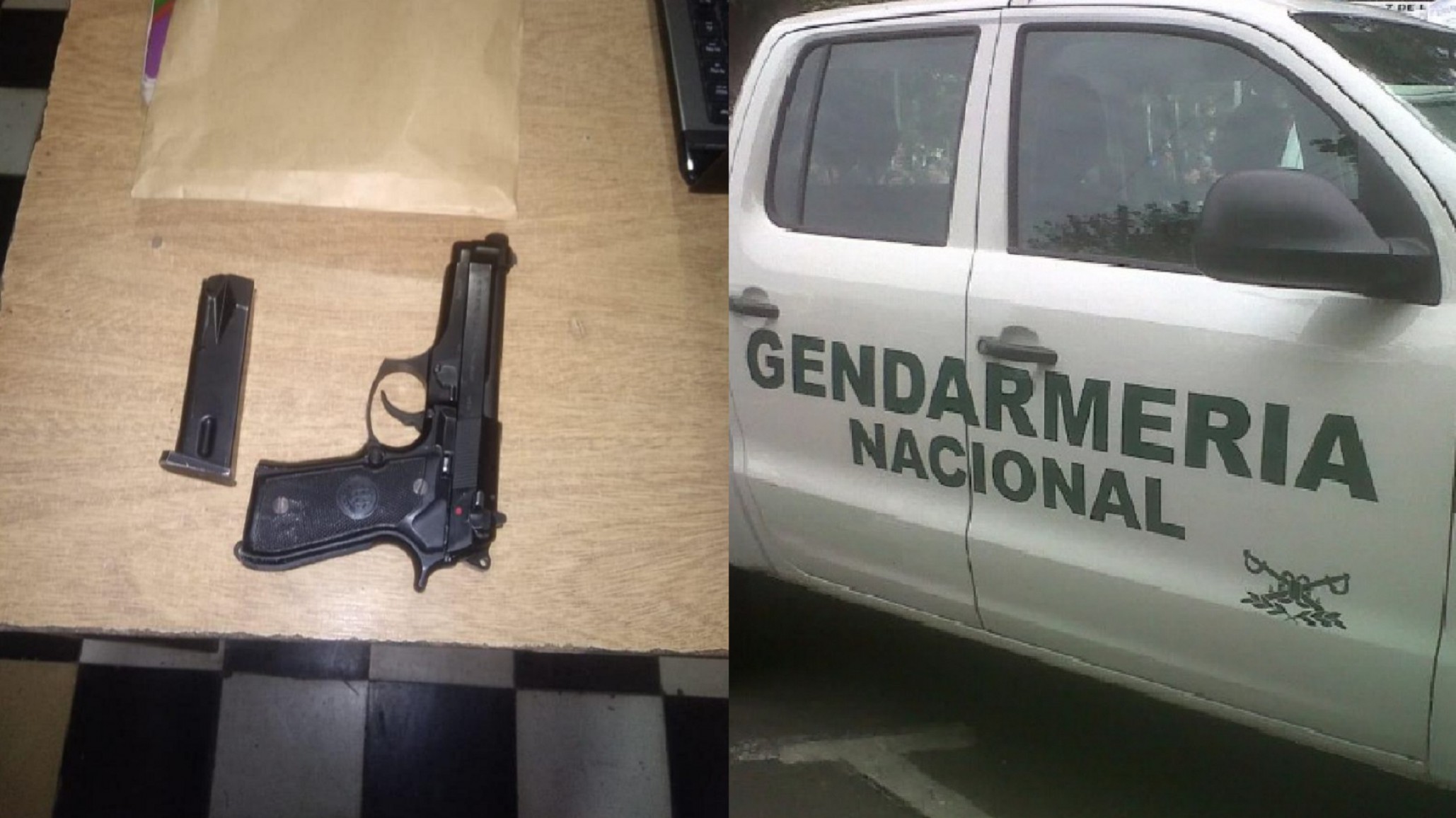 Dos gendarmes vestidos de civil se enfrentaron a los tiros