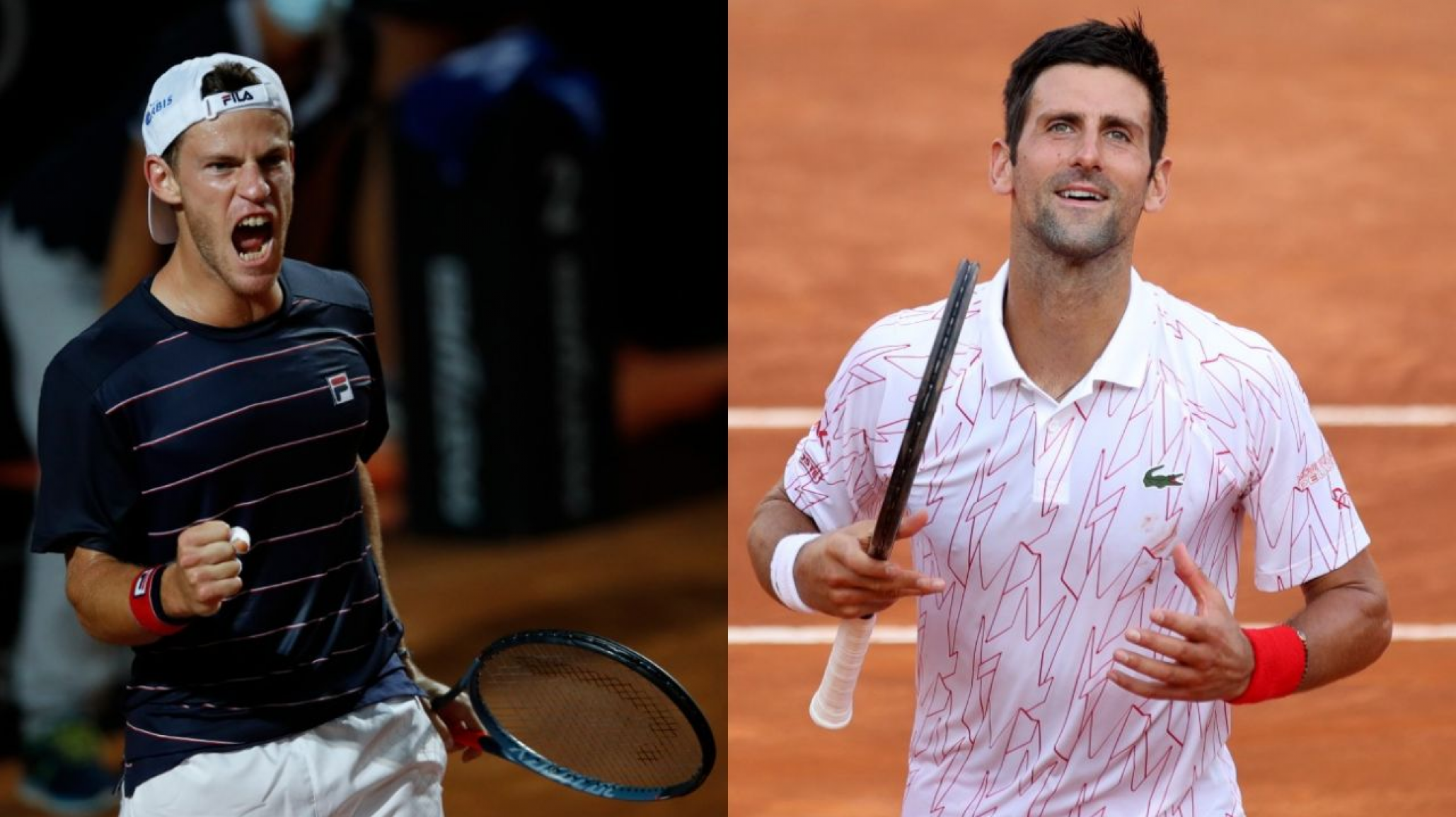 Schwartzman va por la gloria ante Djokovic