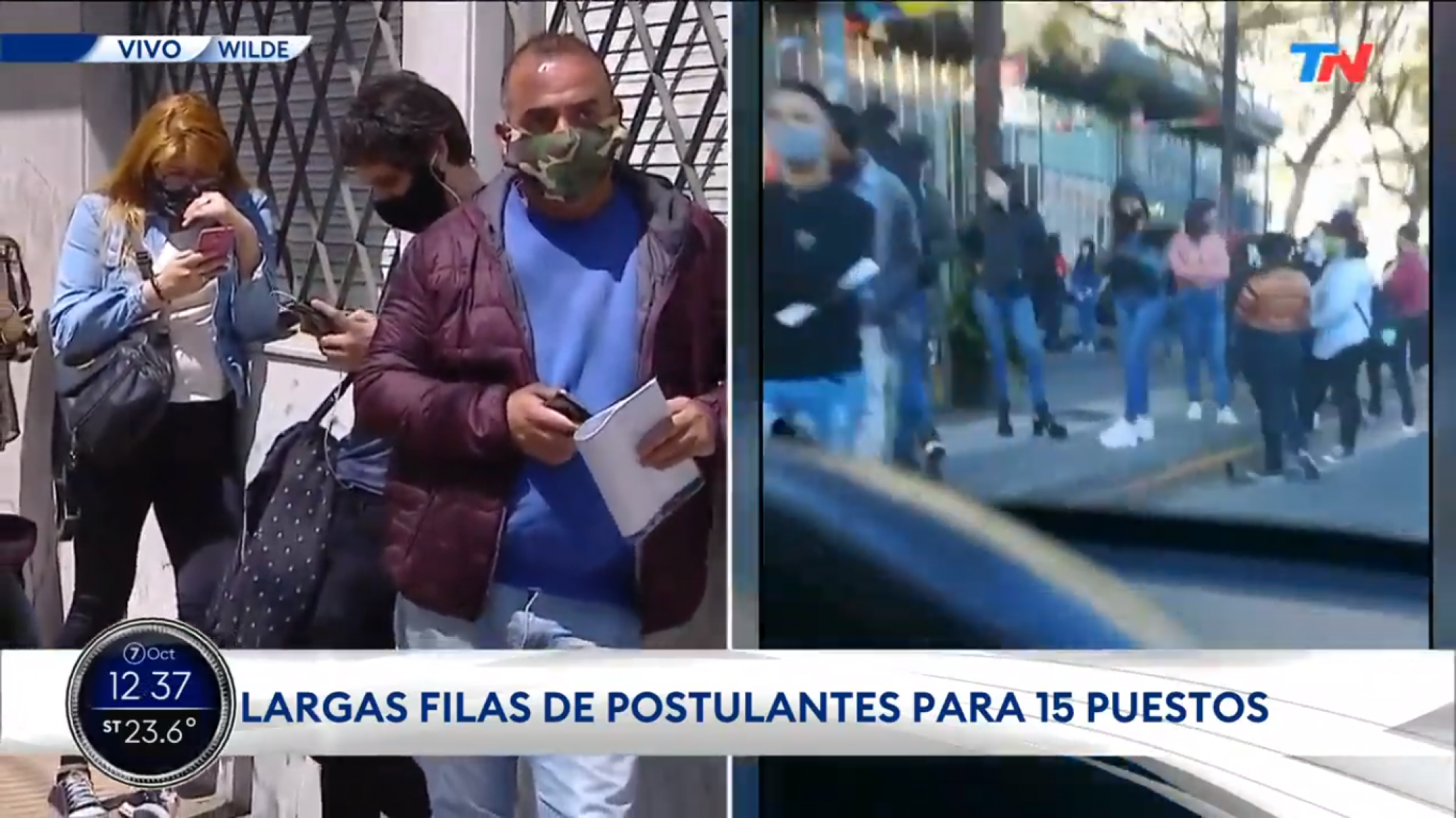Increíble: 1500 personas para 15 puestos de trabajo