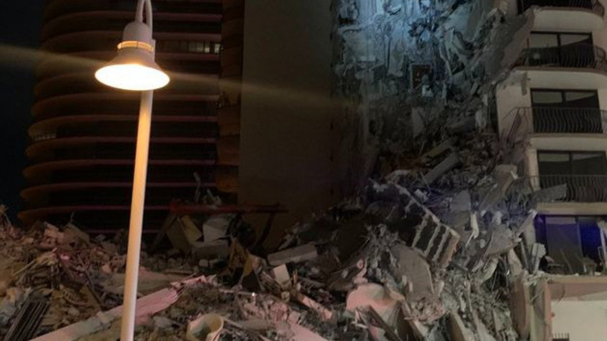 Miami: hubo un derrumbe en edificio, hay 4 argentinos desaparecidos