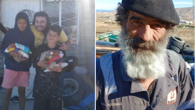 Así se cumplió el sueño Navideño de dos hermanos comodorenses