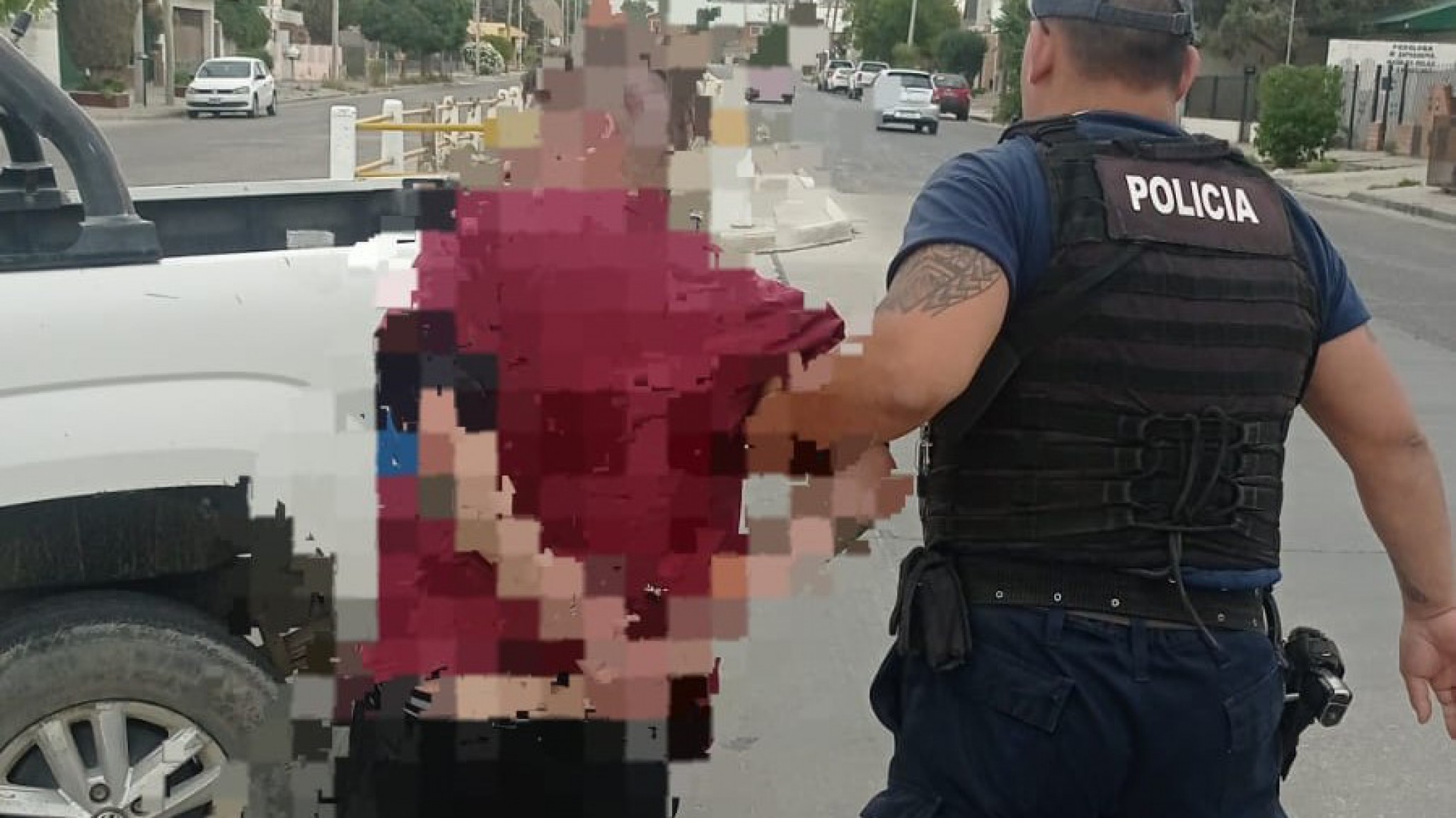 Ladrón hiere a dos policías en el proceso de detención