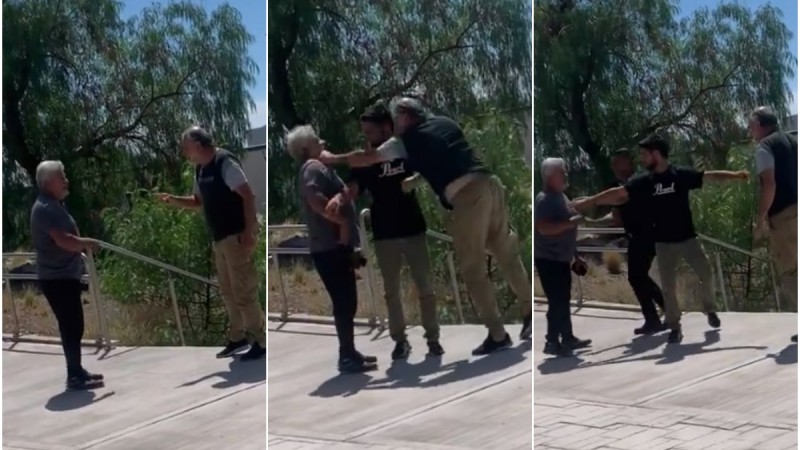 Belliboni golpeó a un hombre que lo acusó de "ladrón que le roba a los pobres"