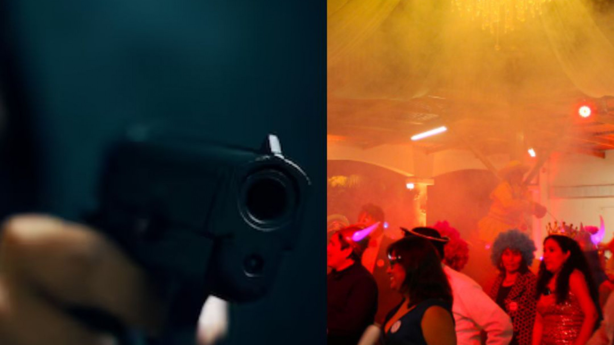 ¡Se picó! Ingresó a un salón y amenazó a los invitados de la fiesta con un arma