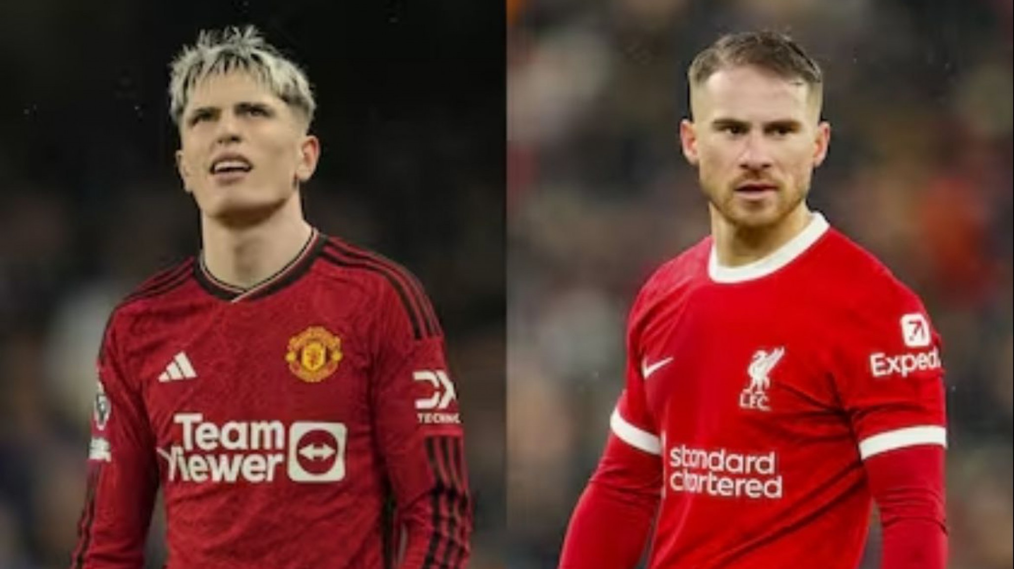Duelo argentino: el Manchester United y el Liverpool empataron con Garnacho y Mac Allister titulares