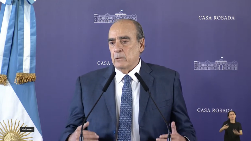 Guillermo Francos: "Espero estar a la altura de lo que me demandan las circunstancias"