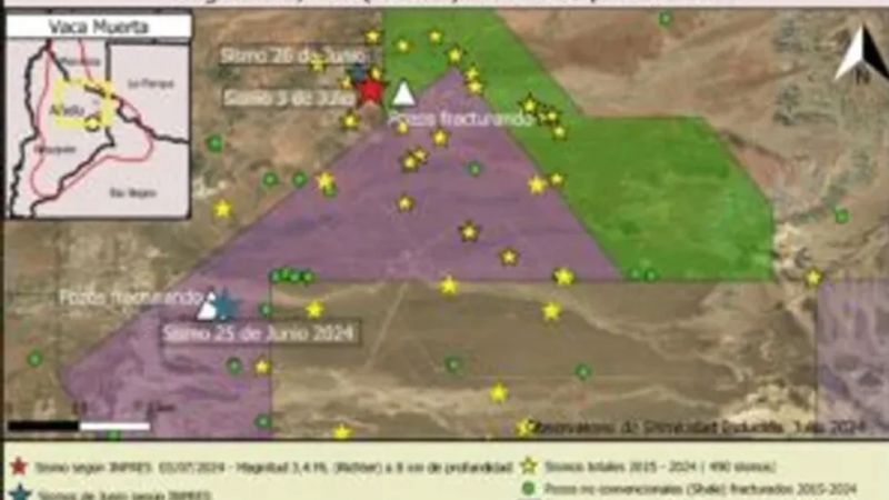Temblores en Vaca Muerta: Fracking intensifica la actividad y advierten sobre nuevos sismos