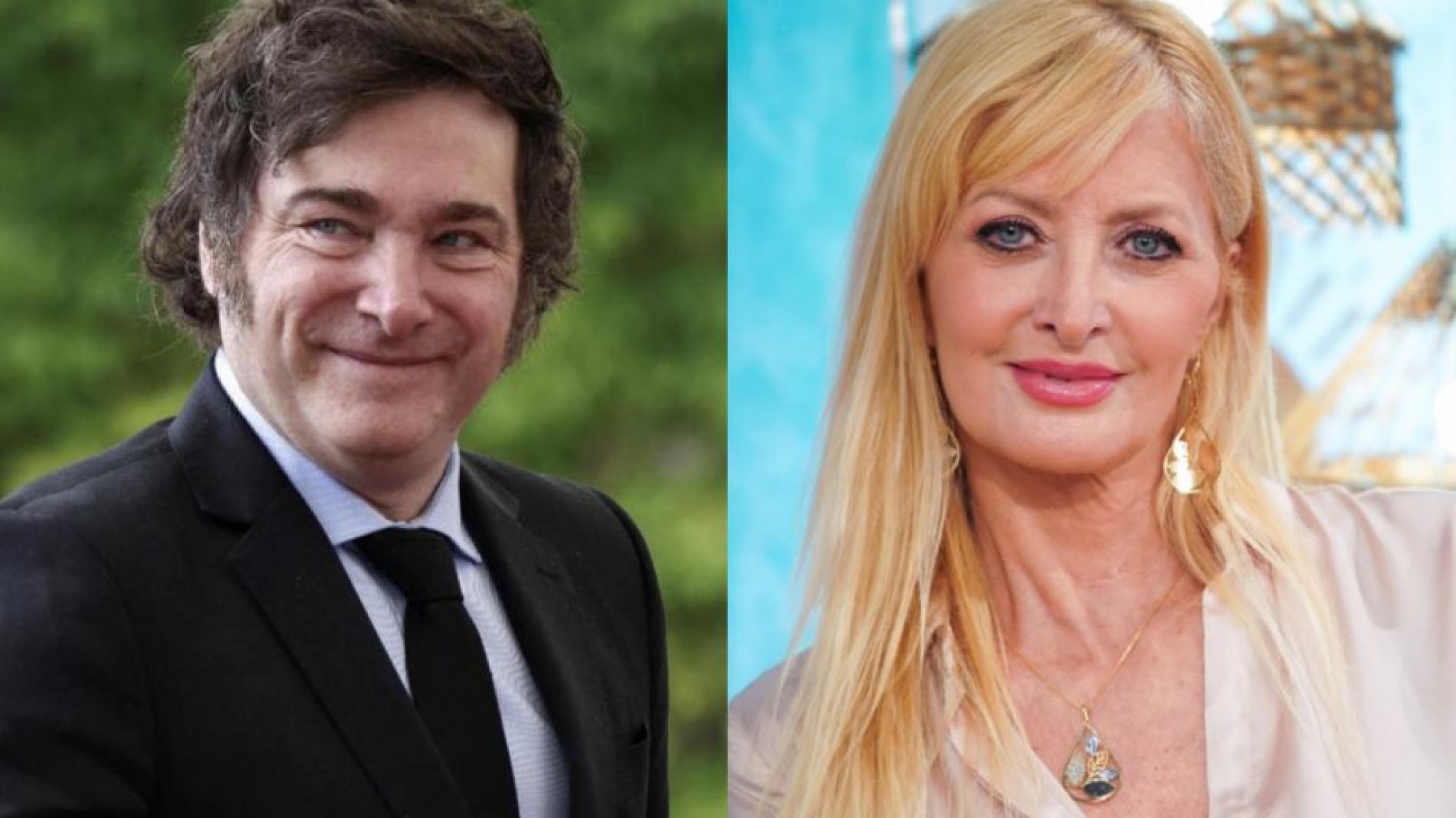 Javier Milei confirmó su relación con "Yuyito" González con un beso en público