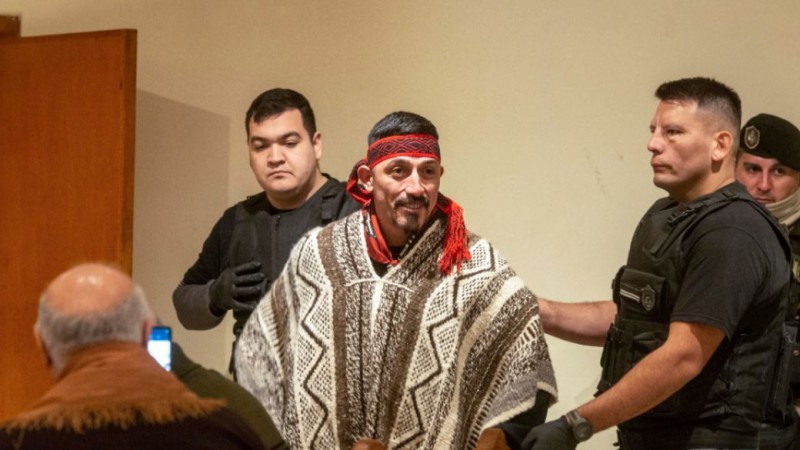 Facundo Jones Huala regresó a la Argentina tras ser expulsado de Chile