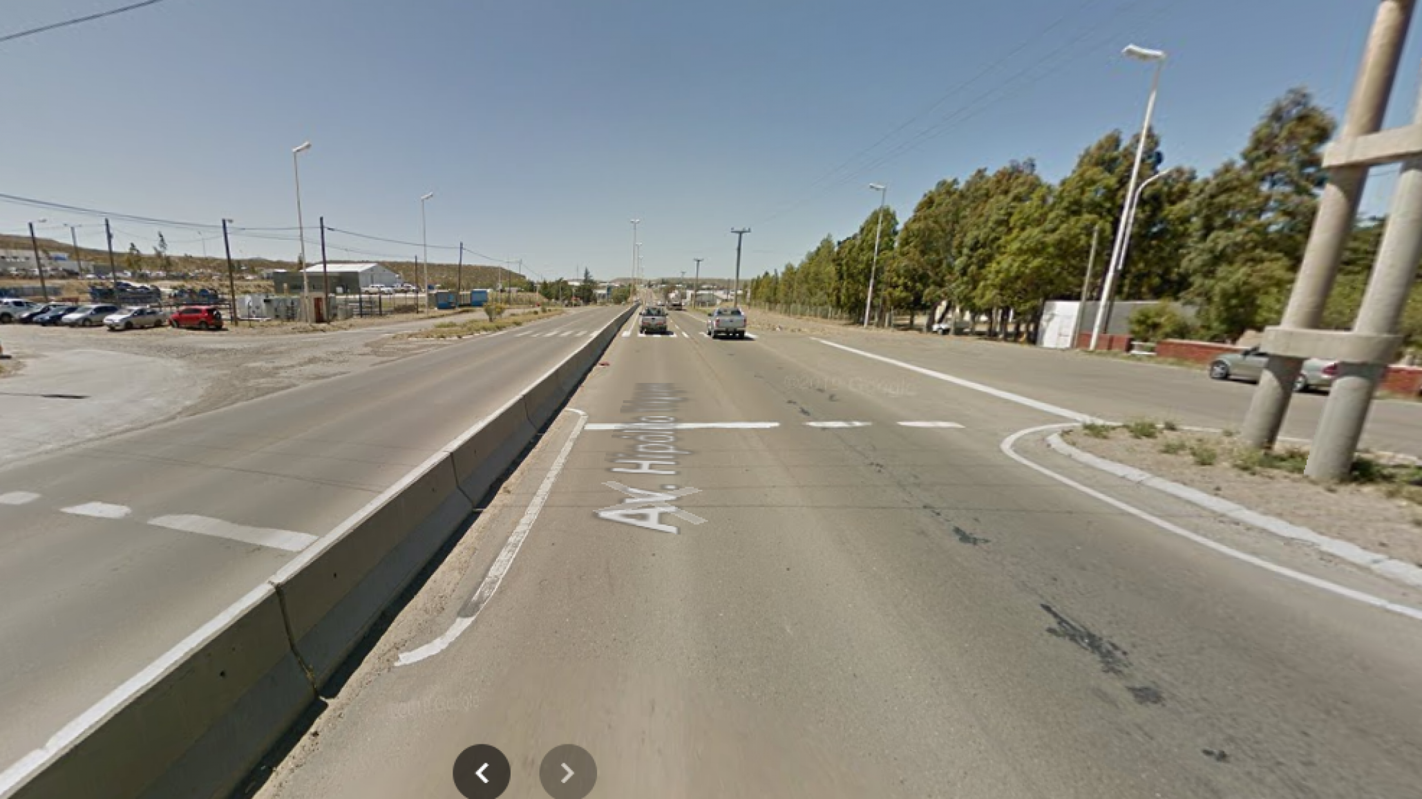 Fuerte choque en la Avenida Hipólito Yrigoyen