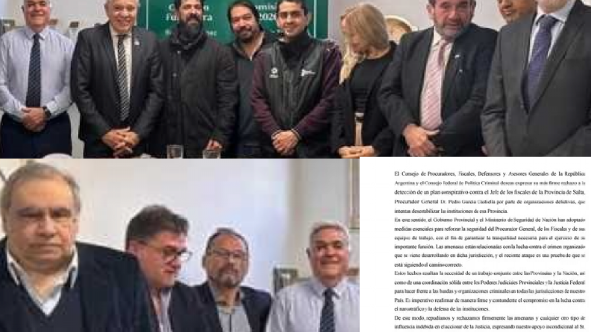 Tras amenazas al Procurador de Salta, el Consejo reafirma su compromiso contra el crimen organizado