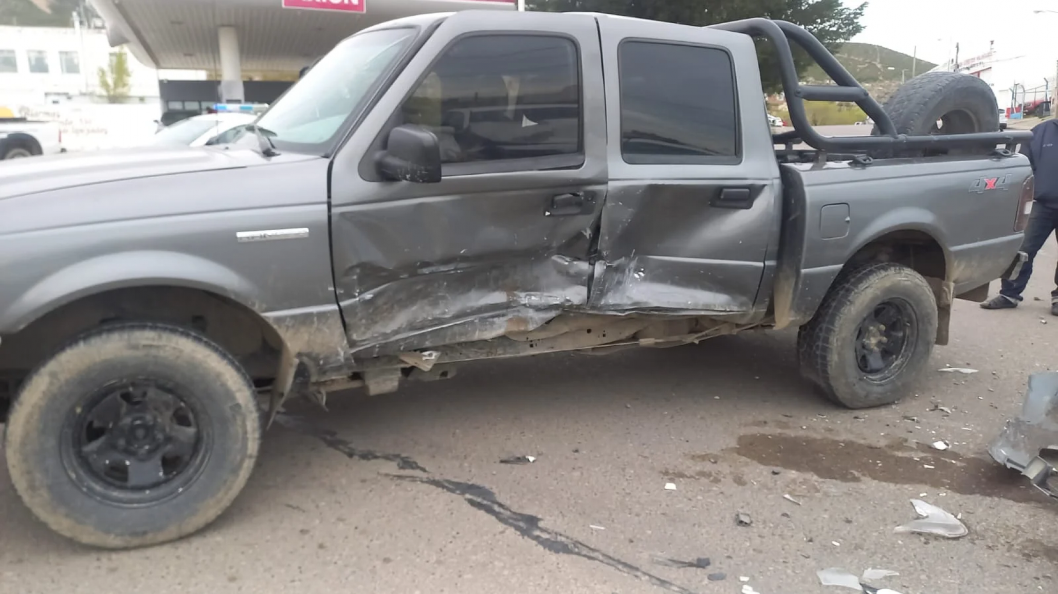 Accidente en el barrio Ceferino: un hombre fue trasladado al hospital