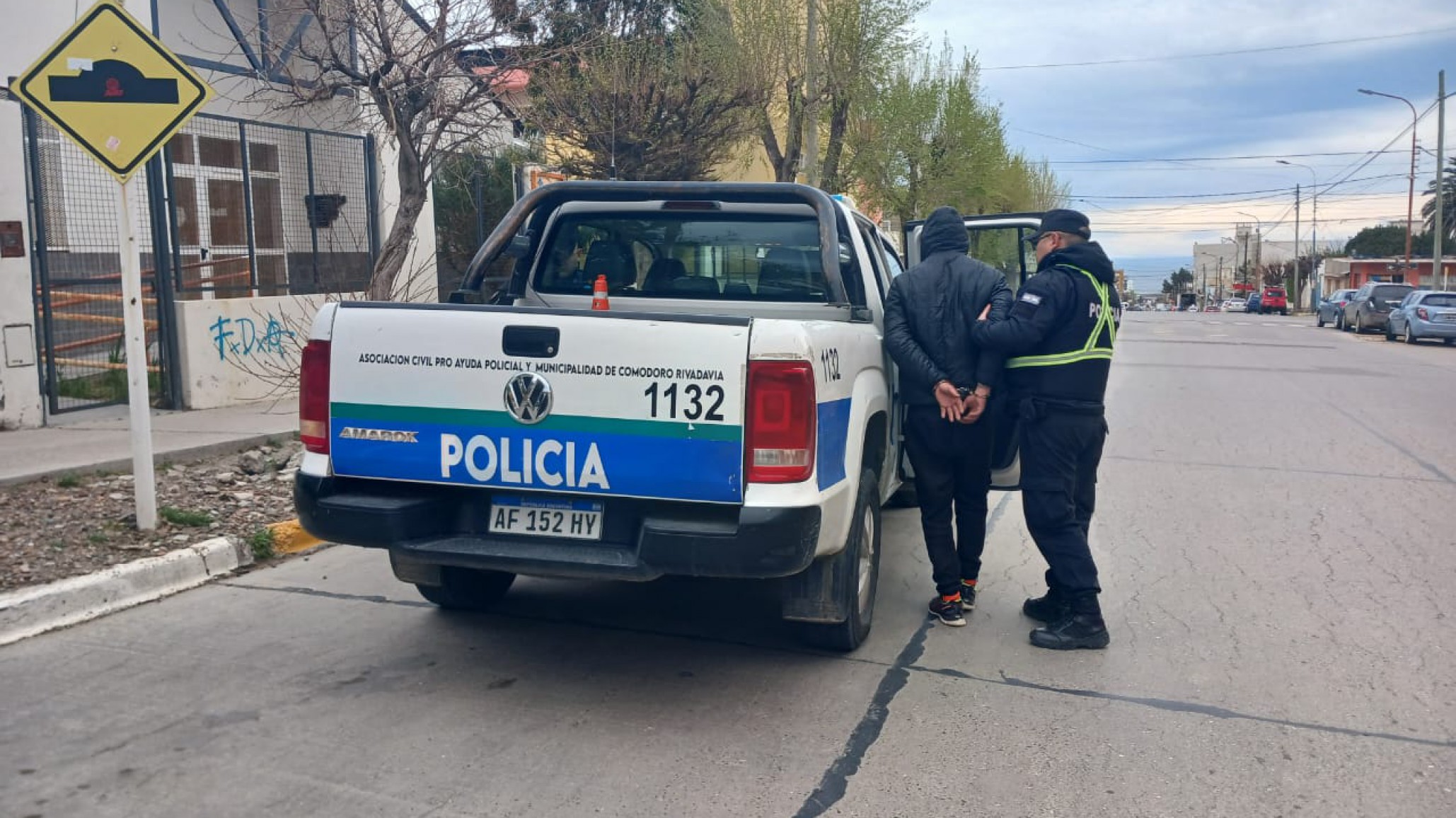 Cayó un prófugo en pleno centro de Comodoro