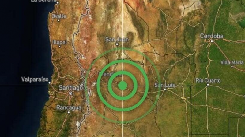 Fuerte sismo de 6 grados sacude a tres provincias argentinas