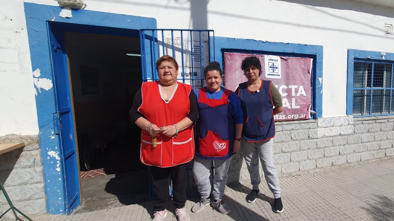 Cáritas San Jorge aumentó su asistencia: "Pasamos de asistir a 25 familias a casi 80"