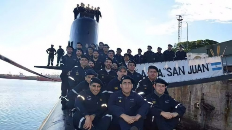 La Memoria de los 44 héroes y heroína del submarino ARA San Juan es ley