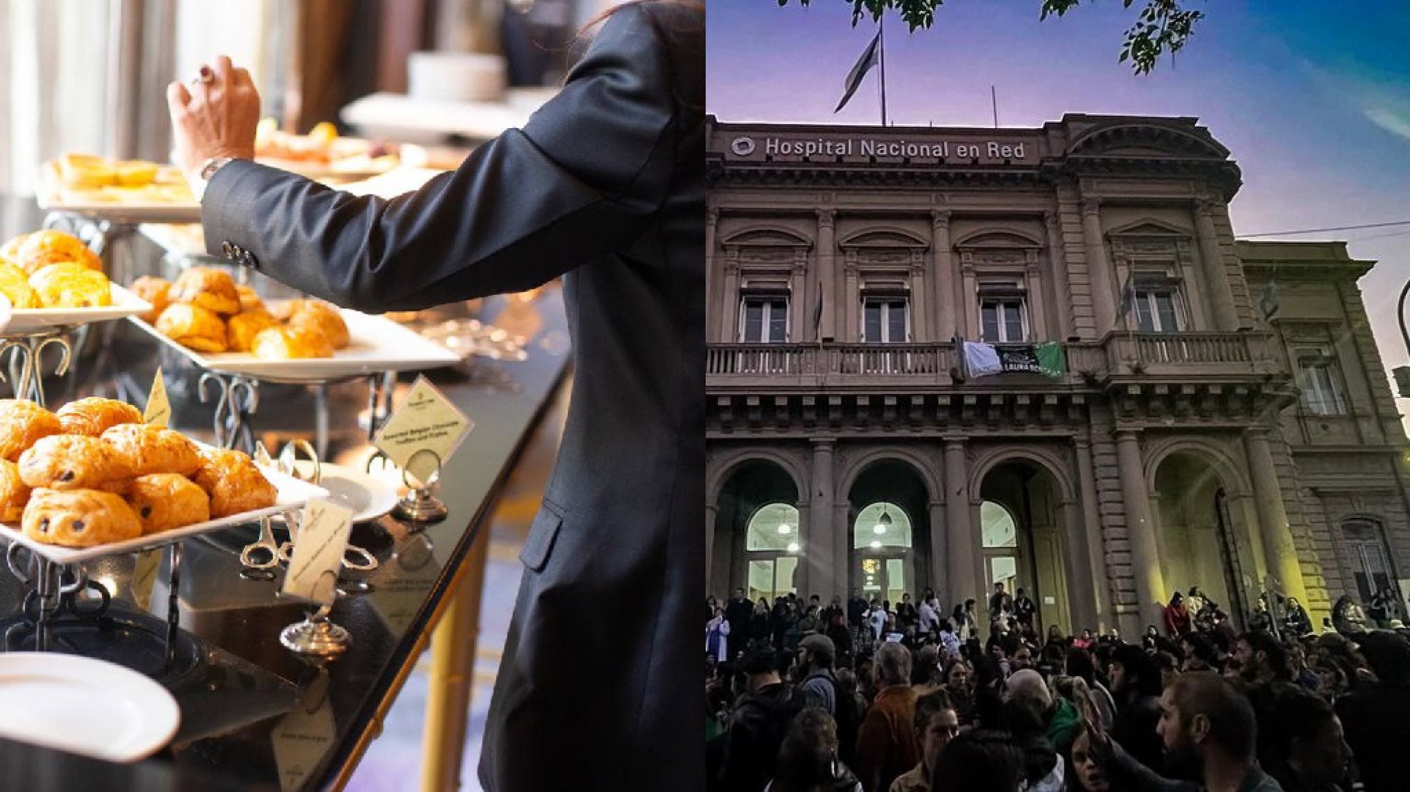 Indignación en el Hospital Bonaparte: mientras recortan servicios, se gasta una fortuna en un evento