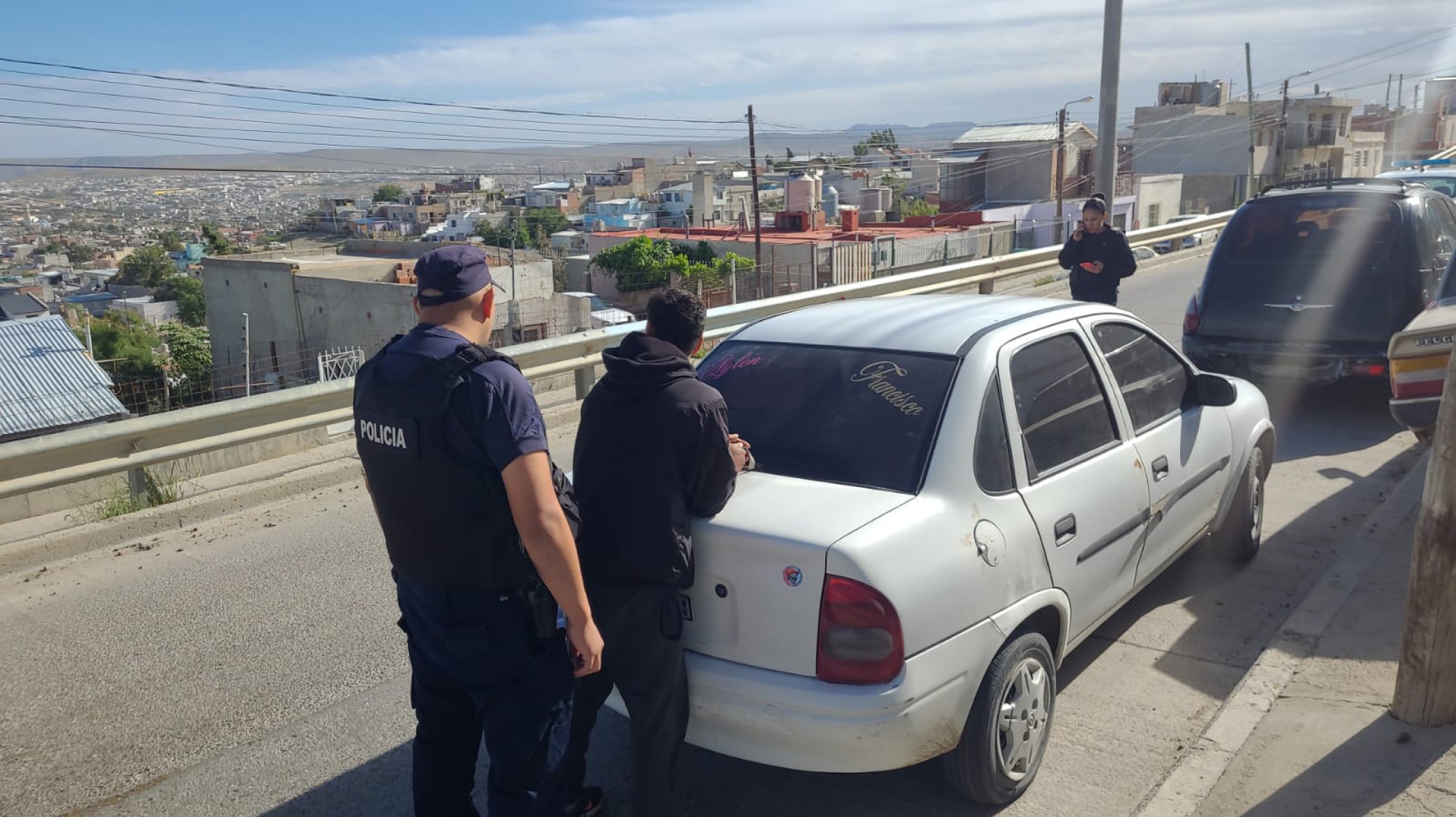 Intentó fugarse de un control y descubrieron que estaba prófugo en Comodoro