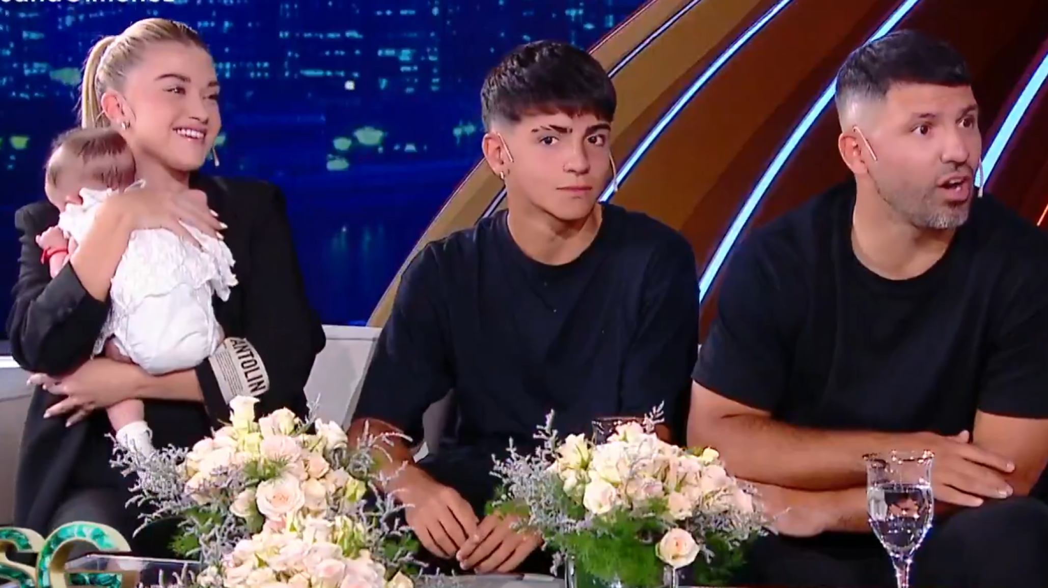 El Kun Agüero y su familia, invitados de lujo en el programa de Susana Giménez