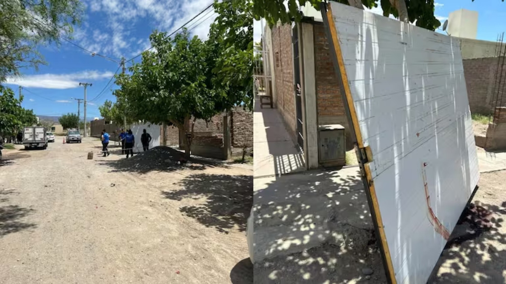 Una niña de 5 años murió luego de que el portón de su casa cayera en su cabeza