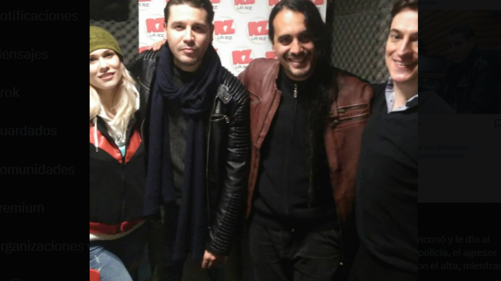 Se filtraron fotos del femicida de la pizzería con Danann, uno de lo principales influencers libertarios