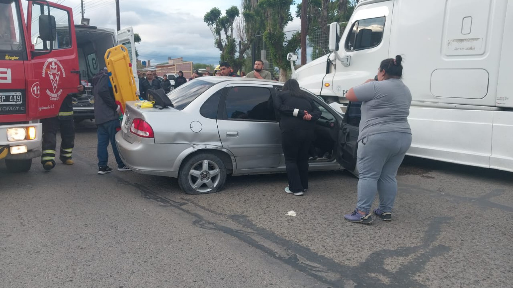 Choque múltiple dejó un herido