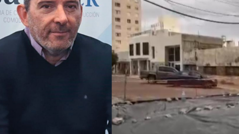 Sebastián Aguirre sobre el corte en calle Sarmiento: "podrían haber comenzado con la obra en enero y no perjudicaba"