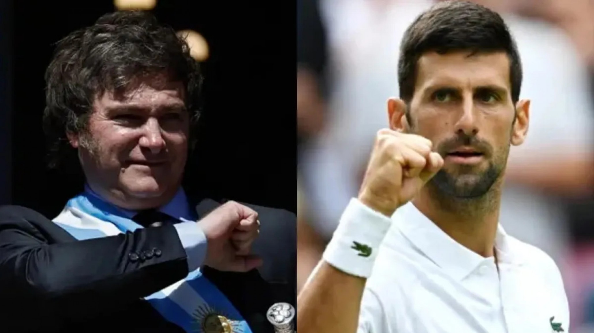 Novak Djokovic se reunió con Javier Milei en la Quinta de Olivos