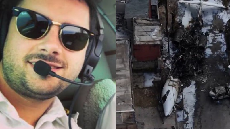 Challenger 300: El piloto que murió en el accidente aéreo fue sobreviviente de un brutal ataque