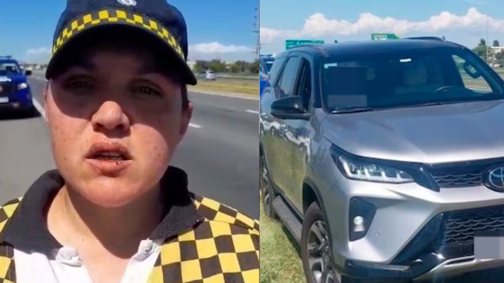 Circulaba a 123 km/h y agredió brutalmente a los policías que lo multaron