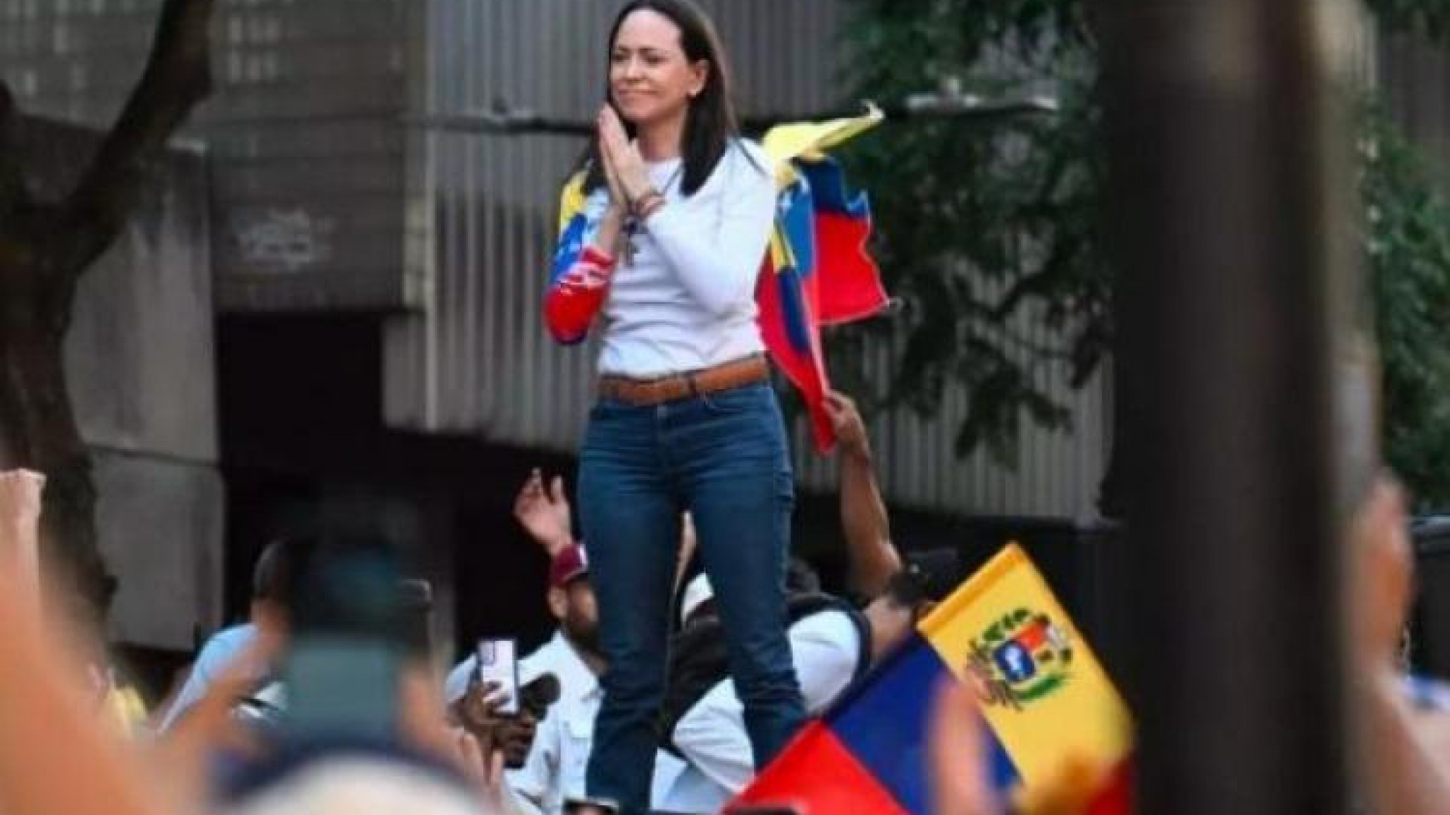 María Corina Machado fue arrestada en Venezuela