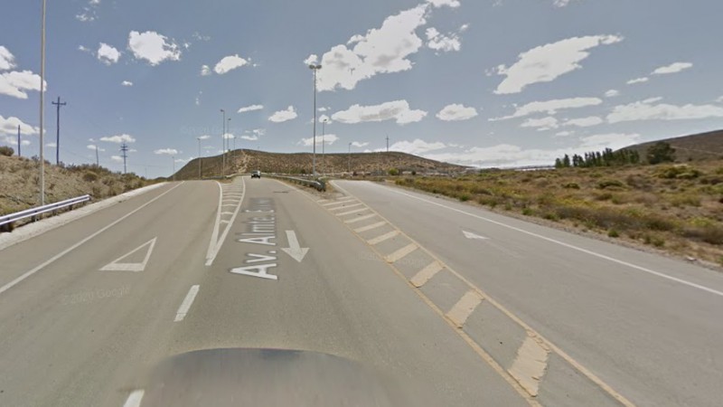 Reducción de carril en el acceso sur a Rada Tilly por tareas de mantenimiento