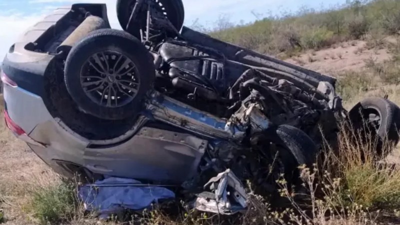 Cinco personas perdieron la vida en un choque frontal en la Ruta 152