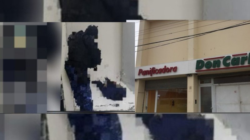 Se metieron a robar a la panadería Don Carlos y provocaron destrozos