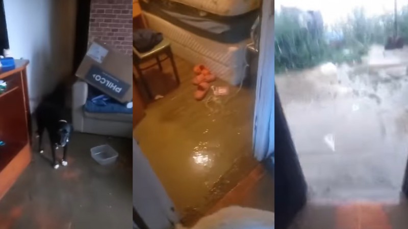 Una familia del barrio Las Flores se inundó y piden ayuda de la comunidad