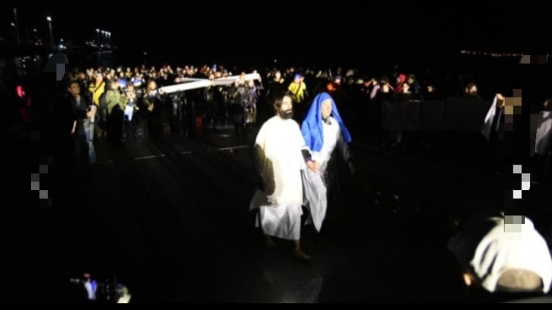 Puerto Madryn vivió una nueva edición del Vía Crucis Submarino