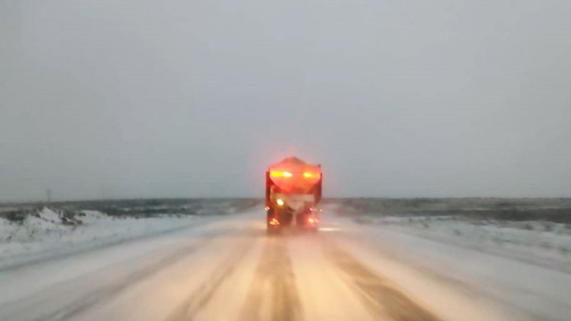 Piden extrema precaución para circular por las rutas 3 y 26 debido a nevadas y viento blanco