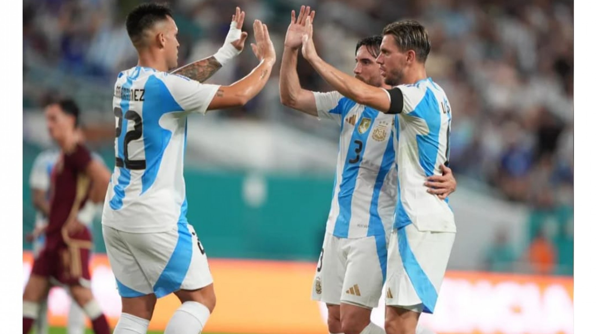 Sin Messi, Argentina le ganó 1-0 a Venezuela con gol de Lo Celso en Miami
