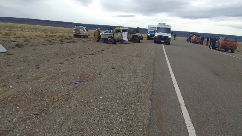 Fatal accidente en Ruta 40: murió un turista belga tras volcar la camioneta en que viajaba