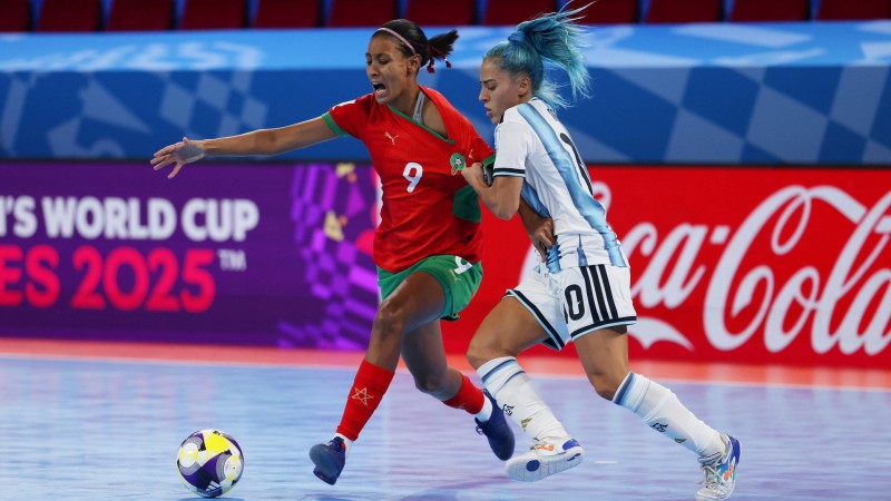 Argentina destrozó 6-0 a Marruecos en el estreno de la Copa del Mundo de Futsal Femenino