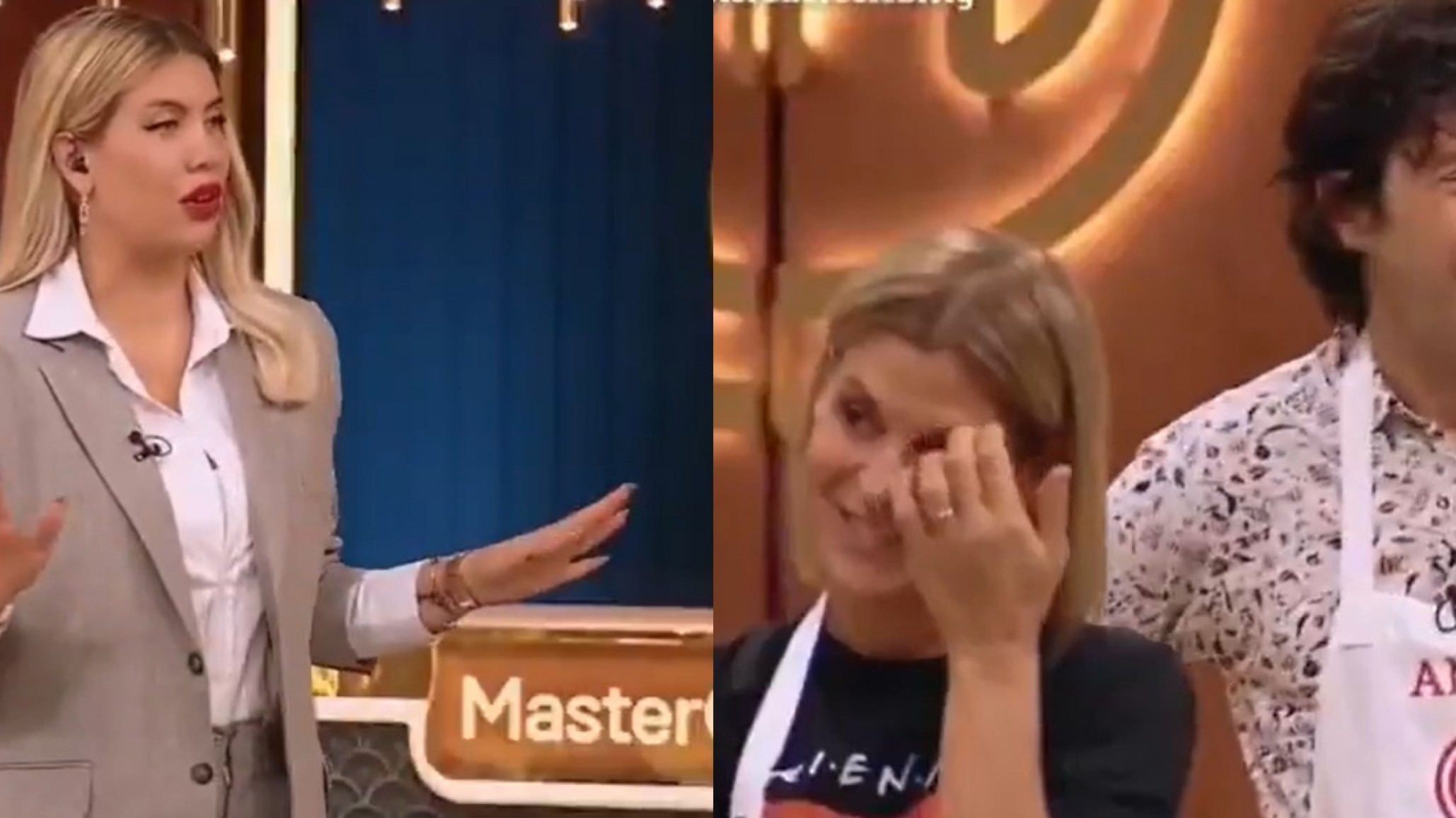 El "misil" de Andy Chango: el comentario que congeló a Wanda Nara