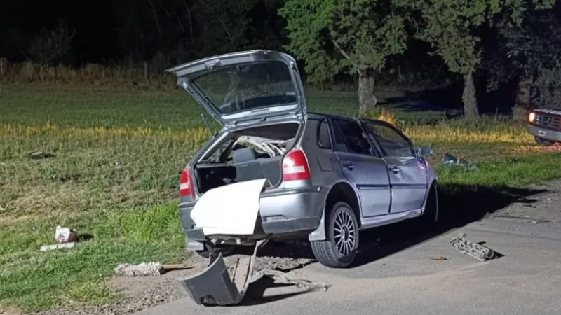 Murió un automovilista tras un choque frontal con un camión en Córdoba