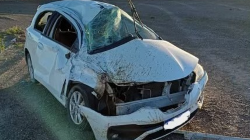 Viajaba desde Chubut hacia Bahía Blanca y volcó durante la noche